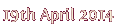 14th April 2012